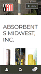 Mobile Screenshot of absorbentsmidwest.com