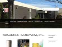 Tablet Screenshot of absorbentsmidwest.com